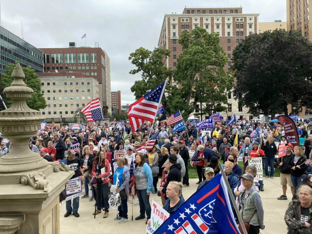 Great Rally for Election Integrity at the Michigan State Capitol!